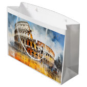 コロッセウムローマイタリア ラージペーパーバッグ (裏面アングル)