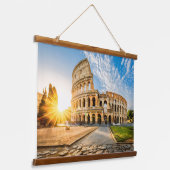 コロッセウムローマイタリア 吊り下げ型タペストリー (傾斜あり)