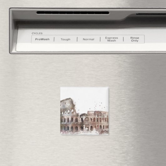 コロッセウムローマヴィンテージアートマグネット マグネット (インサイチュ (食洗機))