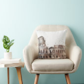 コロッセウムローマヴィンテージアート枕 クッション (椅子)