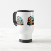 コロッセウム通りアートロカラフルーマランドマーク トラベルマグ (正面左)