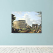 コロッセオとコンスタンティンのアーチ キャンバスプリント (インサイチュ (ウッドフロア))