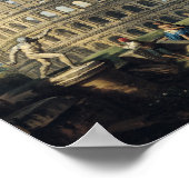 コロッセオとコンスタンティンのアーチ ポスター (角)