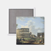 コロッセオとコンスタンティンのアーチ マグネット (正面/裏面)