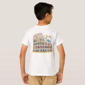 コロッセオの水中王国: 魔法のローマ海の生き物 Tシャツ (裏面フル)