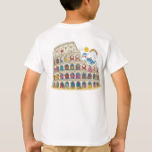 コロッセオの水中王国: 魔法のローマ海の生き物 Tシャツ (裏面)