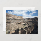 コロッセオはイタリアのローマに位置している。その ポストカード (正面/裏面)