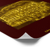 コロッセオネオンカラーアート ポスター (角)