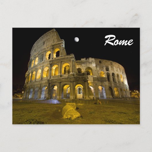 コロッセオ・バイ・ナイト ポストカード (正面)