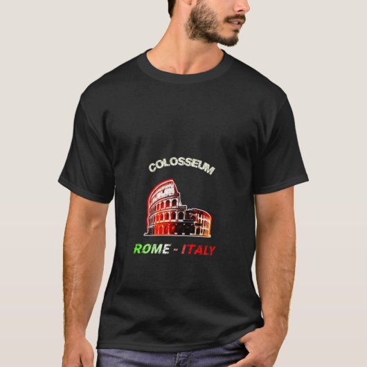 コロッセオ | ローマ - イタリア Tシャツ (正面)