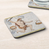 コロナおよびLyra、plが付いているヘラクレスの星座 コースター (左側)