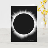 コロナとの日食 カード (黄色い花)