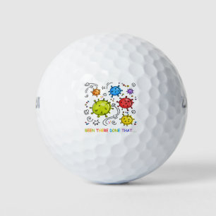 コロナウイルスがCovid 19を行った ゴルフボール