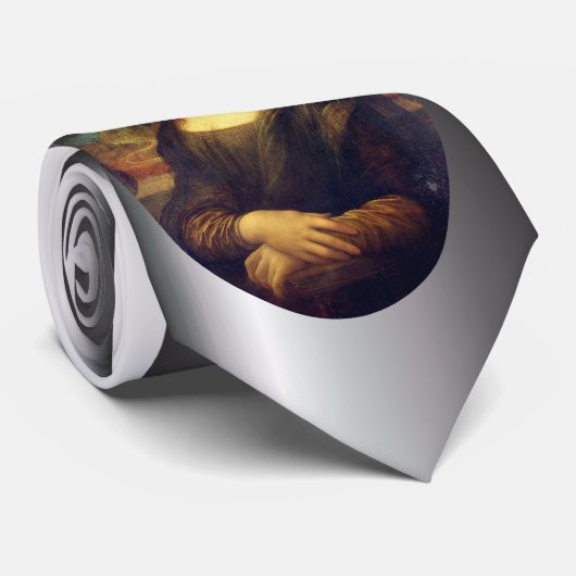 コロナウイルスによるモナリザ ネクタイ (ロール)