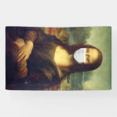 コロナウイルスによるモナリザ 横断幕 (横)