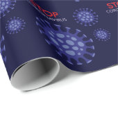 コロナウイルスのパンデミック漫画 ラッピングペーパー (ロールコーナー)