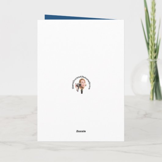 コロナウイルスのメリークリスマストナカイ顔マスク シーズンカード (裏面)