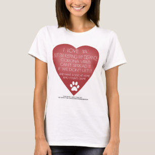 コロナウイルスの愛犬家 Tシャツ
