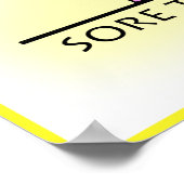 コロナウイルスの視覚症状ポスター ポスター (角)