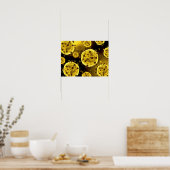 コロナウイルスの顕微鏡的見解 ポスター (キッチン)