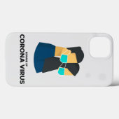 コロナウイルスのiphoneケースに注意 Case-Mate iPhoneケース (裏面 (横))