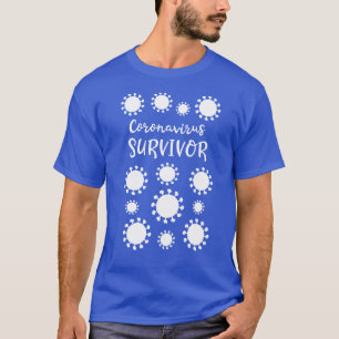 コロナウイルスを克服した人 Tシャツ