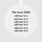 コロナウイルスオーナメント オーナメント (裏面)