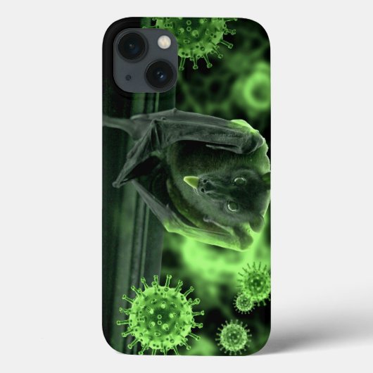 コロナウイルスコビデ19こうもり Case-Mate iPhoneケース (裏面)