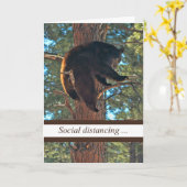 コロナウイルスサポートユーモア勇気付けられる カード (黄色い花)