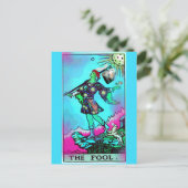 コロナウイルスタロットカードザフールポストカード ポストカード (スタンド正面)