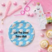 コロナウイルストイレブ転がロー ペーパープレート (パーティー)