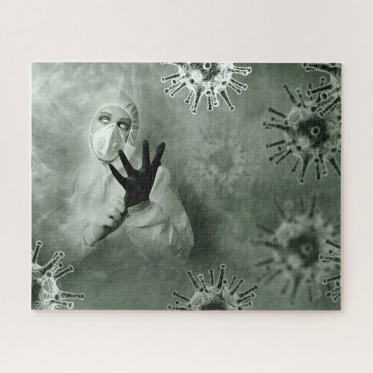 コロナウイルスナース ジグソーパズル (横)
