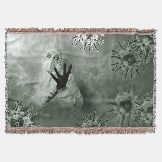 コロナウイルスナース スローブランケット (正面)