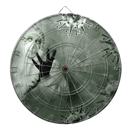 コロナウイルスナース ダーツボード (正面)