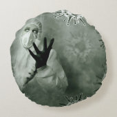 コロナウイルスナース ラウンドクッション (裏面)