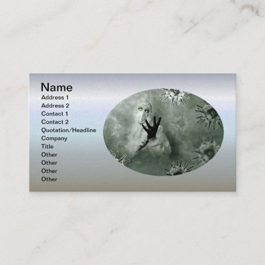 コロナウイルスナース 名刺 (正面)