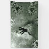 コロナウイルスナース 横断幕 (縦)