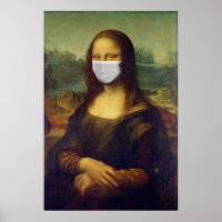 コロナウイルスパンデミックMona Lisa Facemask COVID-19