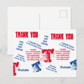 コロナウイルスヒーローたち ポストカード (正面/裏面)