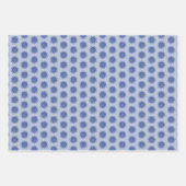 コロナウイルスベビーの青外のコーディ ラッピングペーパーシート (正面2)