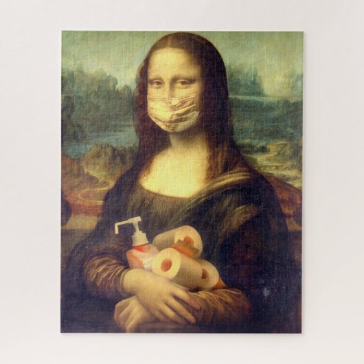 コロナウイルスポートレート ジグソーパズル (縦)