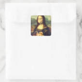 コロナウイルスポートレート スクエアシール (バッグ)