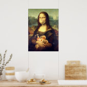 コロナウイルスポートレート ポスター (キッチン)