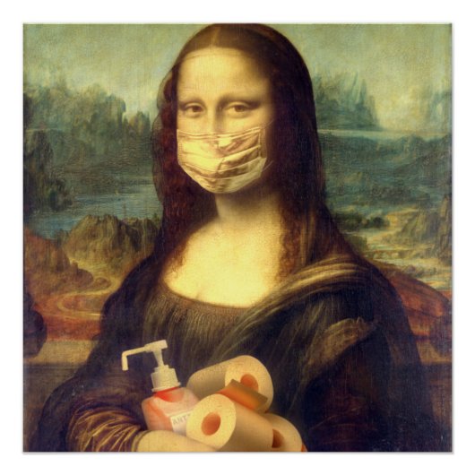 コロナウイルスポートレート ポスター (正面)