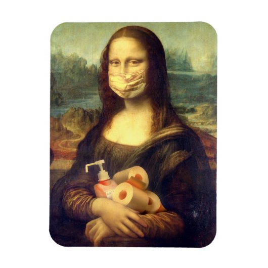 コロナウイルスポートレート マグネット (縦)