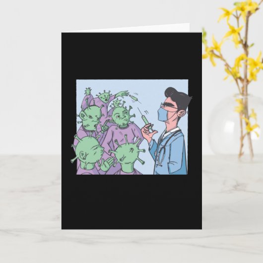 コロナウイルスワクチン カード (黄色い花)