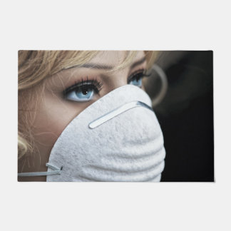 コロナウイルス保護マスクフロアマット ドアマット