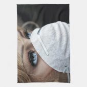 コロナウイルス保護マスク キッチンタオル (縦)