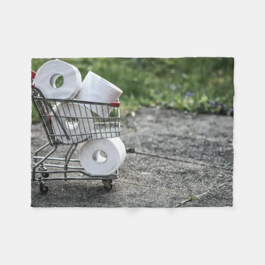 コロナウイルス保護マスク フリースブランケット (正面(横))