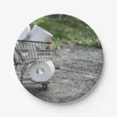 コロナウイルス保護マスク ペーパープレート (正面)